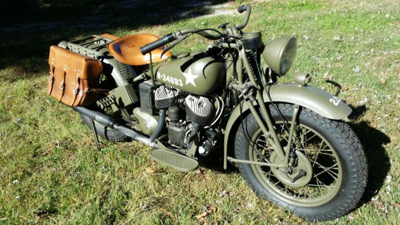 WWII Indian Model 741 Military Motorcycle
