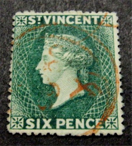 nystamps British St Vincent Stamp # 21 Used $60
