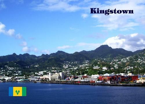 Saint Vincent and the Grenadines Kingstown Waterfront New Postcard