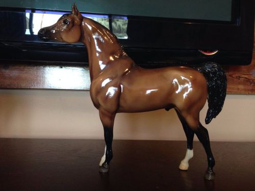 Breyer Traditional Horse Prize Glossy Thee Desperado Proud Arabian Stallion COA