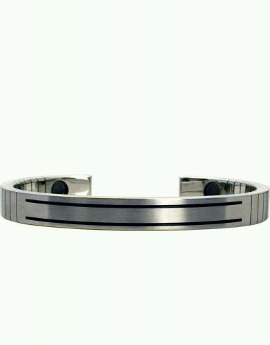 Clarus Q-Link SRT-3 stainless steel executive bracelet Mens XL or Womans L