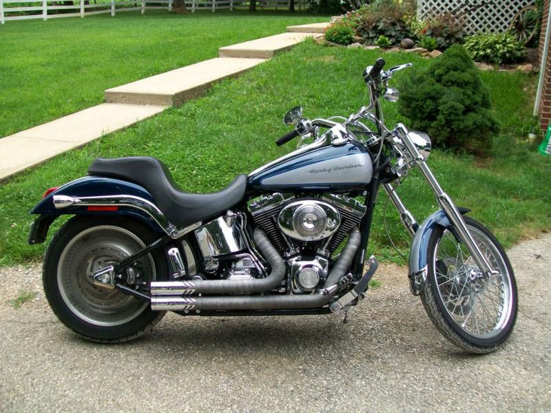 2002 FXSTDI Softail Deuce with Python Throwback Exhaust Great Condition