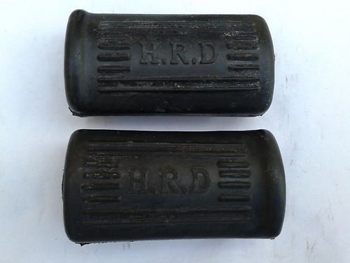Pair of vincent hrd footrest rubber