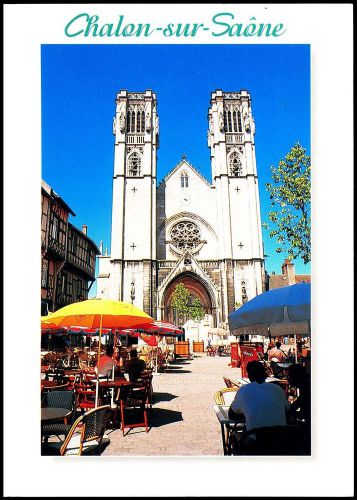 Chalon-sur-saone - la cathedral saint vincent - france posted