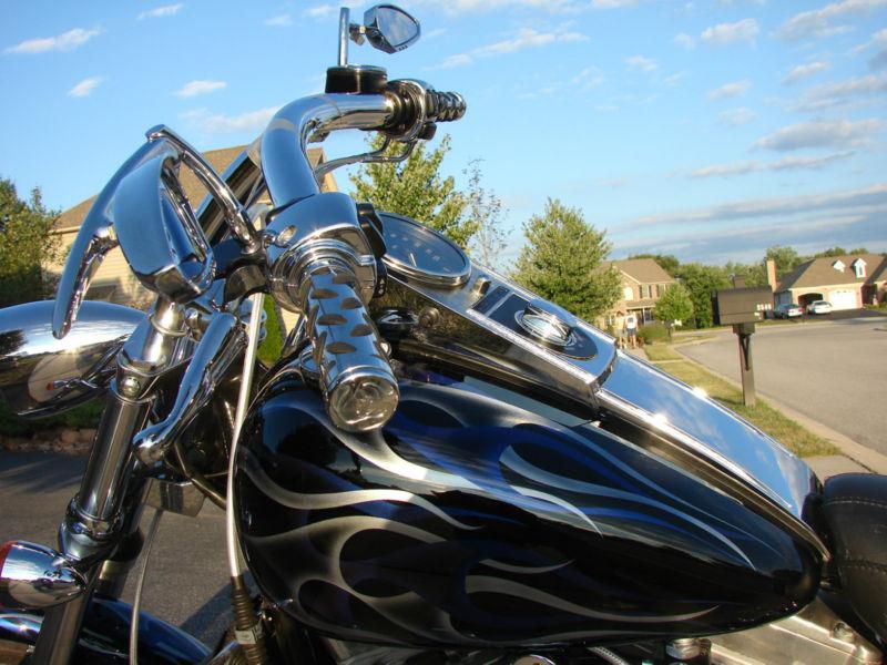 Harley davidson softail custom, fxst, 2004,  7000 mi