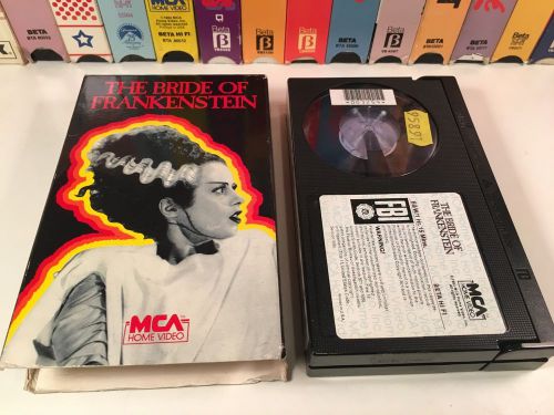 * Bride Of Frankenstein Betamax NOT VHS 1935 Horror Beta James Whale Karloff
