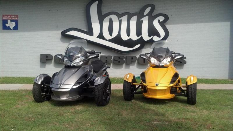 2013 Can-Am Spyder STS SE5 Semi Automatic Can Am ST-S Magnesium or Yellow