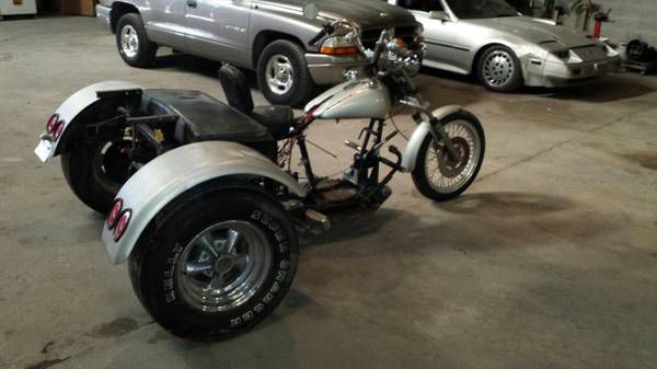 Trike harley davidson rolling chassis &amp; vw automatic! price reduced!!