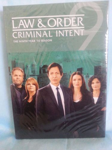 Law &amp; Order: Criminal Intent - The Ninth Year (DVD, NEW, Vincent D&#039;Onofrio)