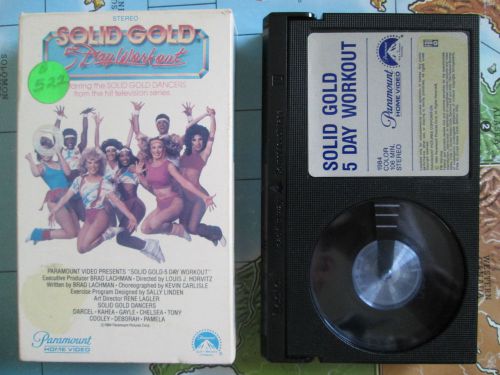 SOLID GOLD 5 DAY WORKOUT Beta video Betamax/1984/dancers/exercise/aerobics