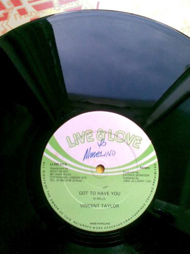 vincent taylor -got to have you-live &amp; love - reggae roots ska dub 12&#034;rare