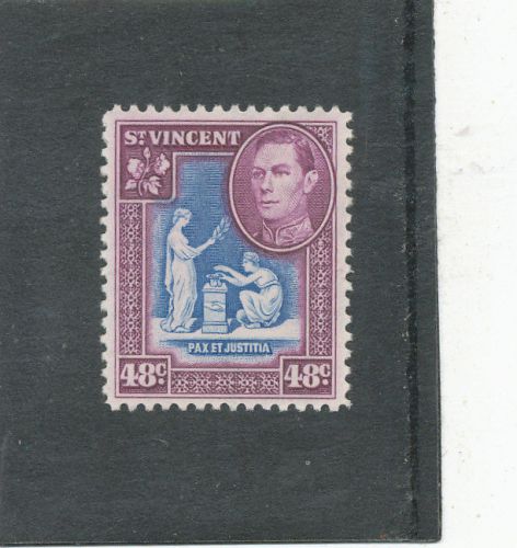 St Vincent KGVI 1949 48c blue &amp; purple SG173 UM/MNH