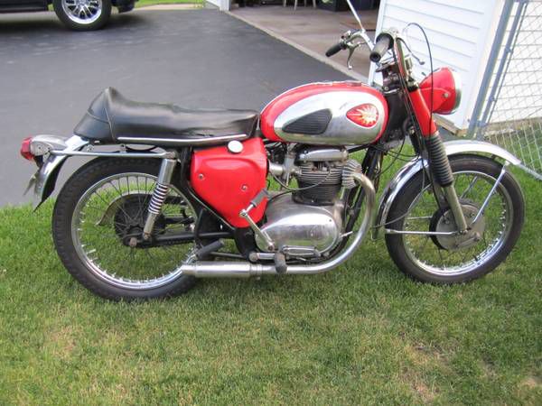 1965 bsa 650 parts bike