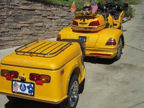 2002 honda goldwing trike and trailer
