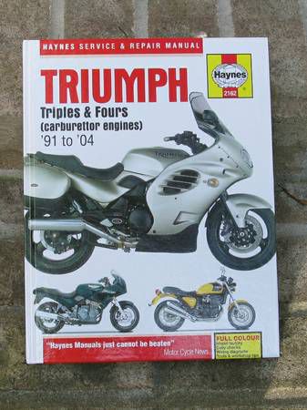Haynes 2162 Triumph Motorcycle Repair Manual