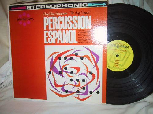 PING PONG PERCUSSION LOS DESPERADOS Percussion Espanol LP VG++ US Spinorama