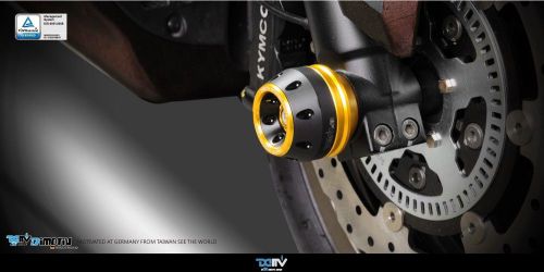 DIMOTIV DMV Front Axle Slider-AD for KYMCO Xciting 400 2011-2014