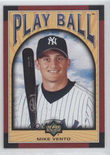 2004 Upper Deck Play Ball #193 Mike Vento New York Yankees RC Baseball Card 0b5