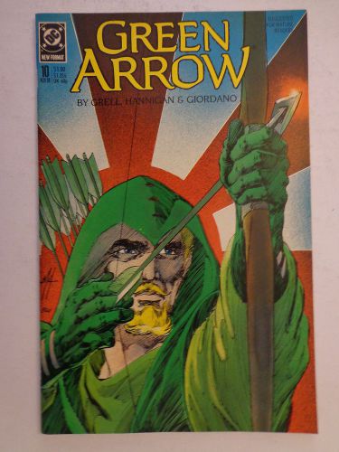 Green arrow grell hannigan giordano mclaughlin #10 dc comics november 1988 nm