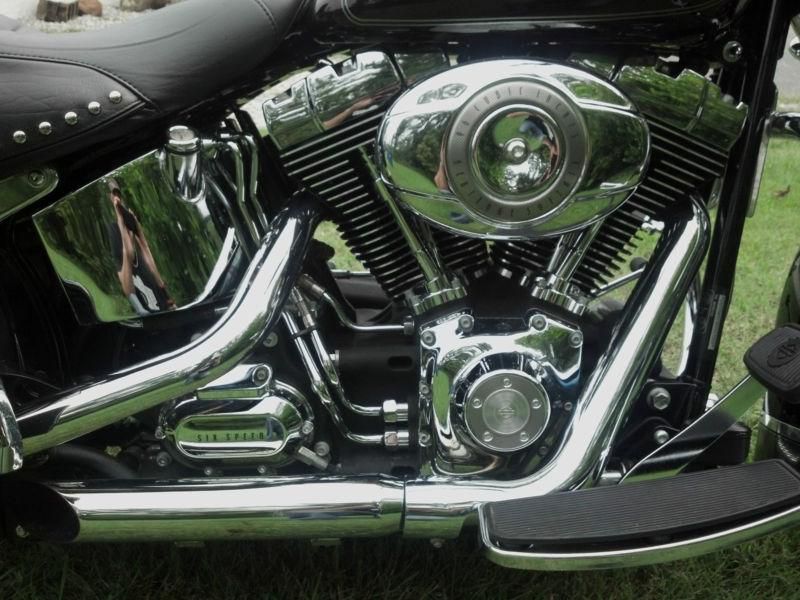 2008 Harley Davidson Heritage Softail *black*only 6400miles