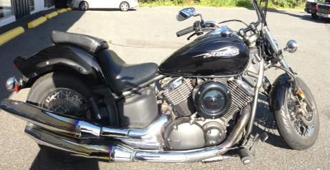 Low mileage 2008 yamaha vstar 1100 custom motorcycle, black beauty