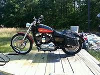 vance hines pipes, detach windshield, saddlebags,chromed out.Very good condition