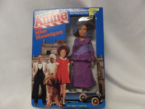 Vintage 1982 World of Annie - Miss Hannigan Doll Knickerbocker NIB