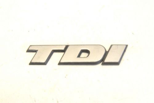 Vw 1993-1998 mk3 jetta - vento rear trunk tdi emblem oem volkswagen