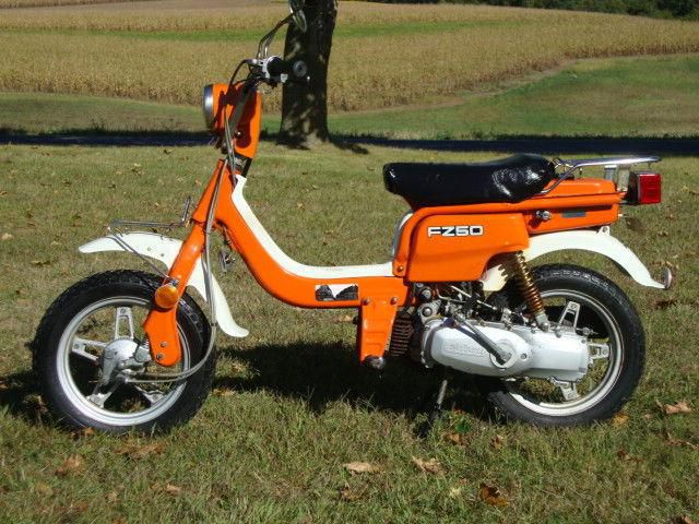 VINTAGE 1979 SUZUKI FZ50 SCOOTER MOTORCYCLE GREAT FOR CAMPING, PIT BIKE RUNS