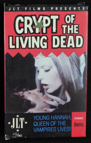 1983 CRYPT OF THE LIVING DEAD BETA BETAMAX MOVIE VIDEO TAPE VIDEOTAPE OOP