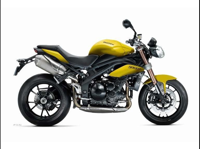2013 triumph speed triple abs - sulphur yellow  sportbike 