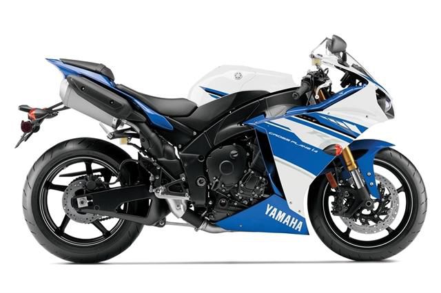 2014 Yamaha Yzf-R1 Blue-White Sportbike 