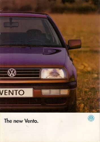 Volkswagen Vento 1992-93 UK Market Sales Brochure CL GL VR6