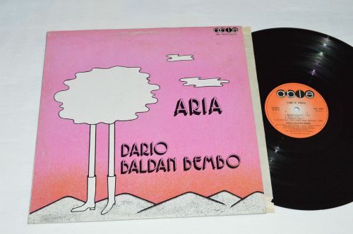 Dario baldan bembo aria (come il vento) lp 1975 able records canada abl.7024 vg