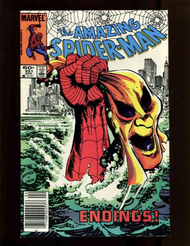 Amazing Spider-Man #251 (Newsstand) VFNM Hannigan Frenz Janson Hobgoblin Battle