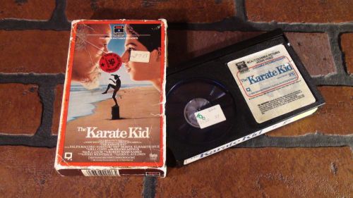 The KARATE KID Beta Betamax Tape Movie