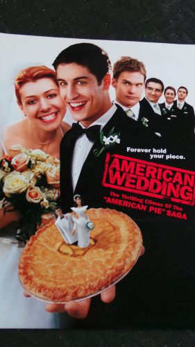American wedding digital cd photos jason biggs alyson hannigan movie press kit