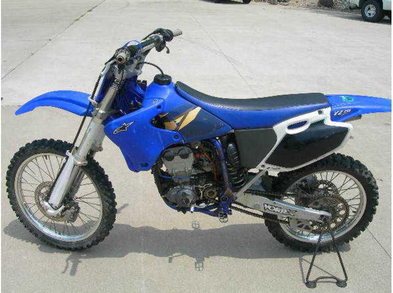 2002 yamaha yz250f yz 250f  dirt bike 