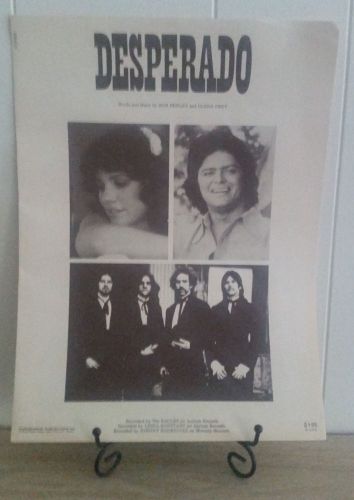 Eagles sheet music desperado words and music by don henley and glenn frey