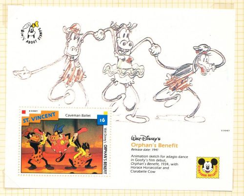 St Vincent 1992 Walt Disney Cartoon Films, Orphan&#039;s Benefit 2MS mm