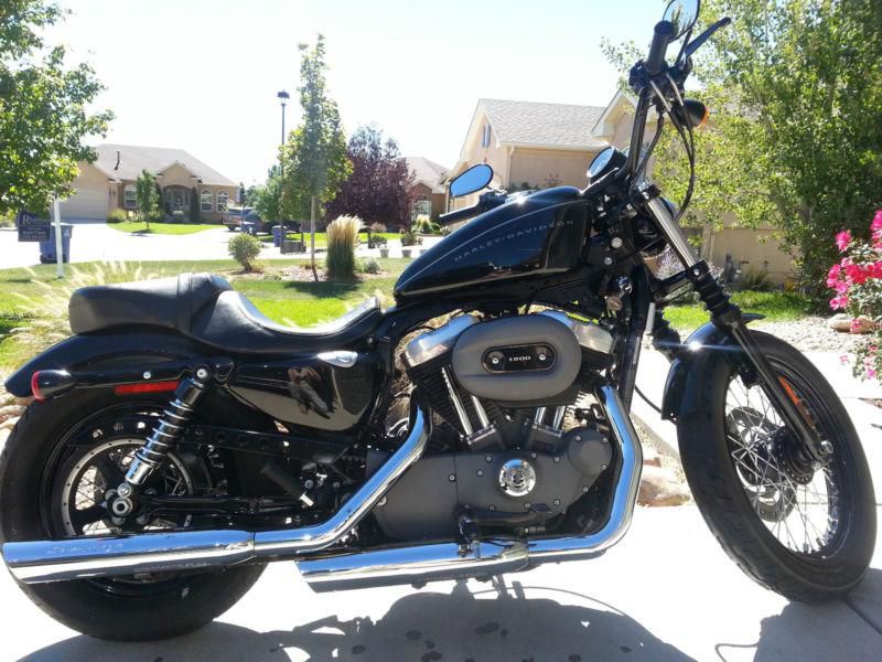 Harley davidson 1200 cc sportster nightster tons of upgrades hid lights (black)