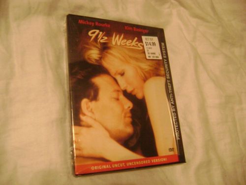 9 1/2 Weeks DVD Kim Basinger Brand New Sealed