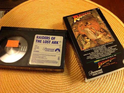 Raiders of the lost ark betamax beta 1981 tested works -not vhs- indiana jones