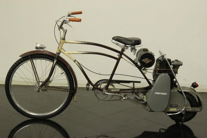 Rare 1950 j.c. higgins with powerbike all original 1.5 hp automatic see video