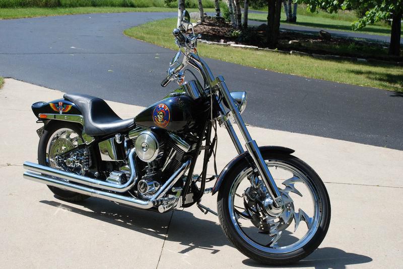 Sale - Custom Softail Harley-Davidson replica with Grateful Dead Paint