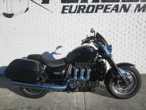 CLEAN! 2012 TRIUMPH ROCKETT III ROADSTER with EXTRAS!!