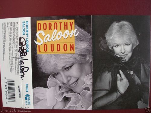 Signed Dorothy Loudon Autographed Cassette titled Saloon /original Miss Hannigan