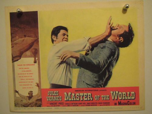 Master of the world  lobby card no: 6 charles bronson vincent price