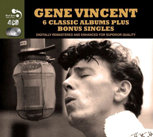 Gene Vincent SIX CLASSIC ALBUMS +SINGLES Blue Jean Bop ROCKS New Sealed 4 CD