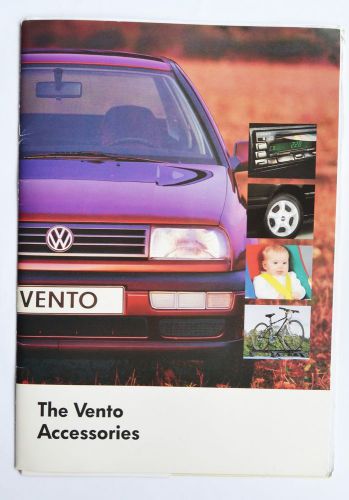 Volkswagen vento 1995 accessories brochure